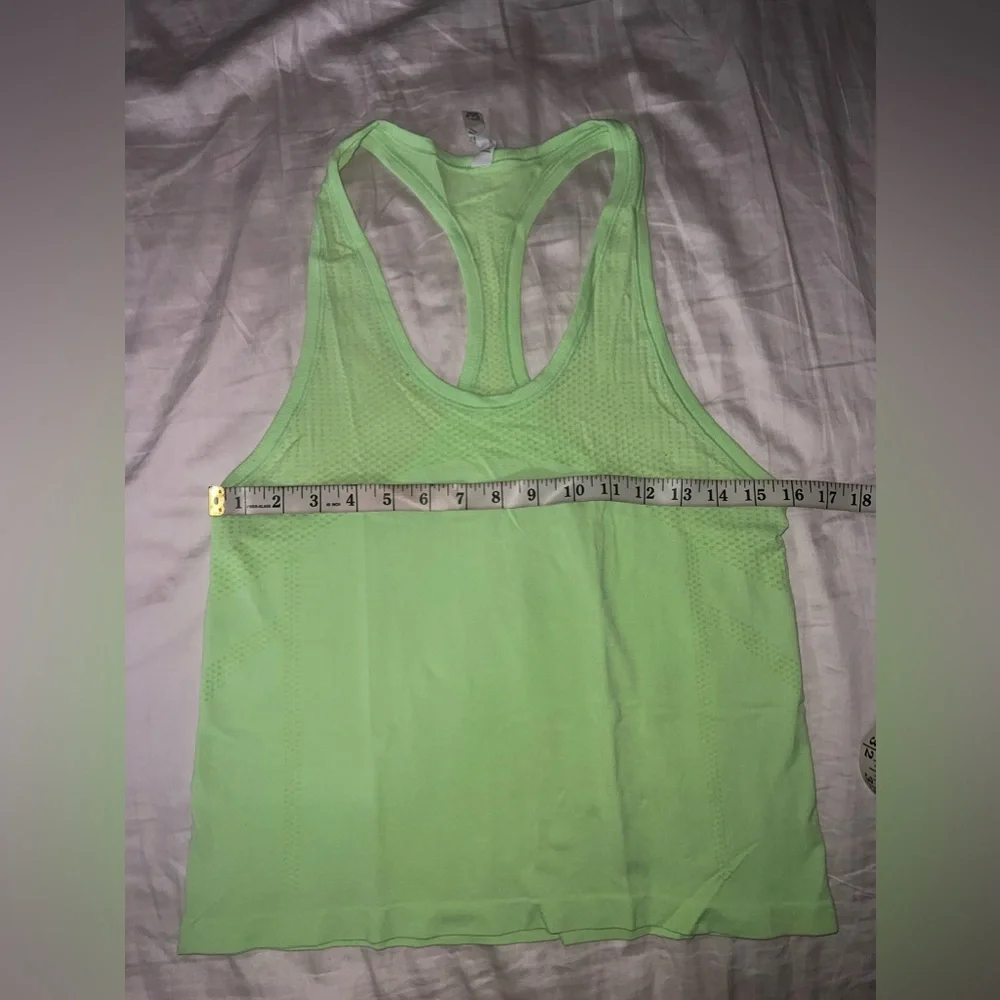 ALO Yoga Neon Green Seamless Essential Tank Size XS